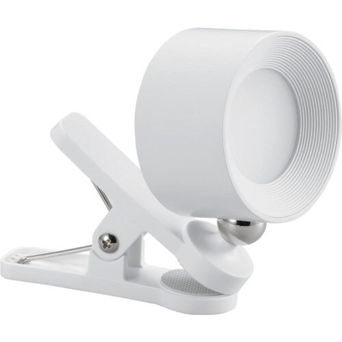 YAZAWA 2wayクリップマグネットライトホワ