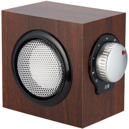 YAZAWA 木目柄手元スピーカー