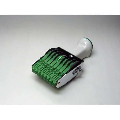 SANBY テクノタッチ回転印 欧文2号8連 ゴシ