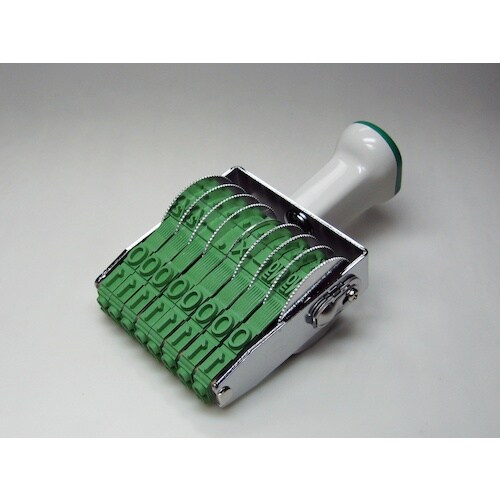 SANBY テクノタッチ回転印 欧文1号8連 ゴシ