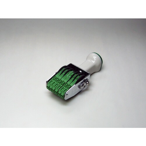 SANBY テクノタッチ回転印 欧文3号6連 ゴシ