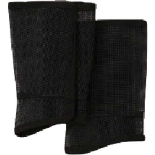 柏田 メッシュマジック式脚絆 黒 LL