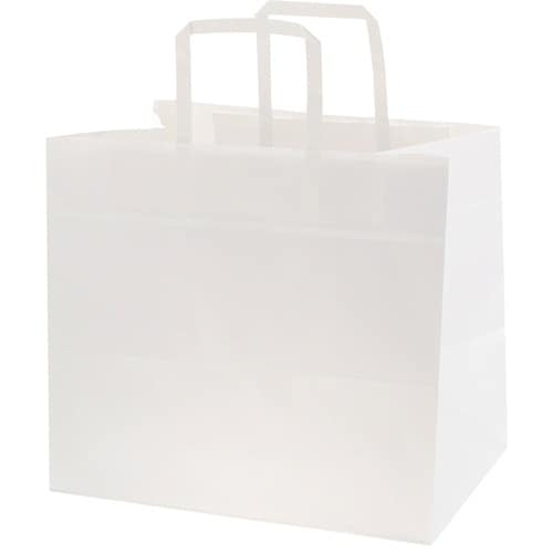 スワン 手提げ紙袋 Nフラットチャームバッグ 平手