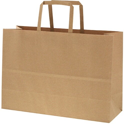 スワン 手提げ紙袋 Nフラットチャームバッグ 平手