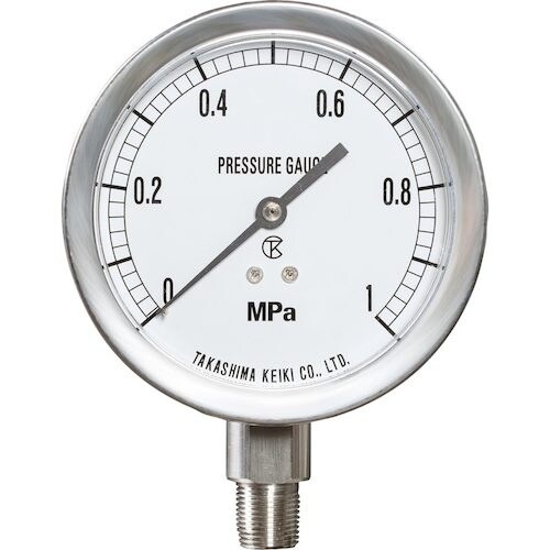 高島 ステンレス真空計(A枠立型・φ60)圧力レン