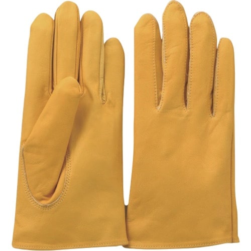 柏田 牛革クレスト手袋 紳士指型(国産ナメシ革使用