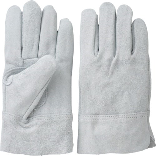 柏田 牛床革内縫い作業手袋 F