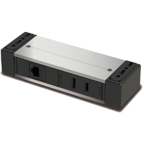 プラパート カセット式コンセント G001 シルバ