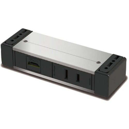 プラパート カセット式コンセント G001 シルバ