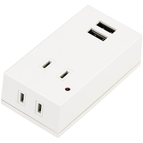 YAZAWA 雷ガード付フロントタップ型2AC+2