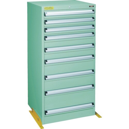 TRUSCO VE6S型中量キャビネット 転倒防止