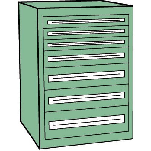 TRUSCO VE9S型中量キャビネット 880×