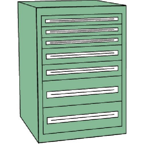 TRUSCO VE9S型中量キャビネット 880×