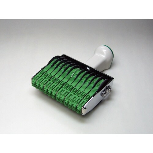 SANBY テクノタッチ回転印 欧文2号12連 明