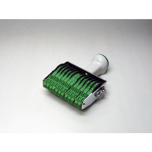 SANBY テクノタッチ回転印 欧文3号12連 明