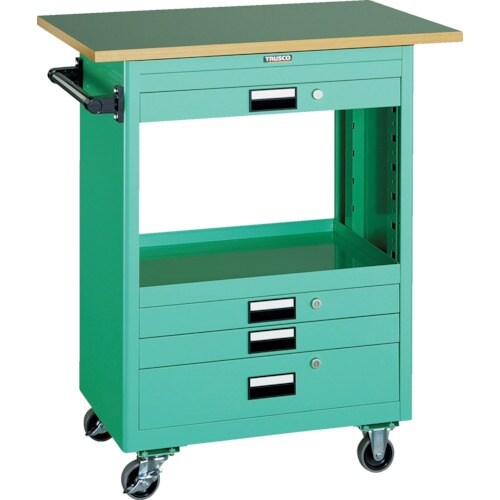 TRUSCO スチール製ワゴン(溶接一体構造) ツ