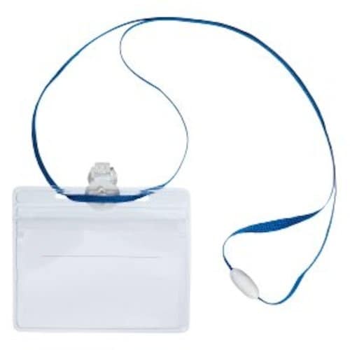 DEBIKA 吊り下げ名札ヒモ付きスピンクリップ