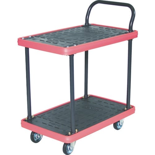 TRUSCO MKP樹脂製台車 2段式 716×4