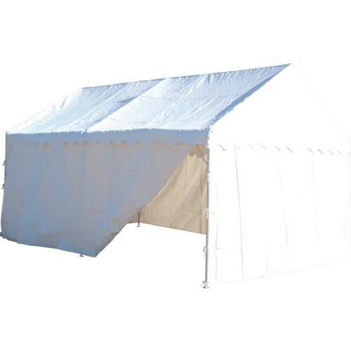 旭 防災用テント 1.0間X1.5間 四方幕付 白