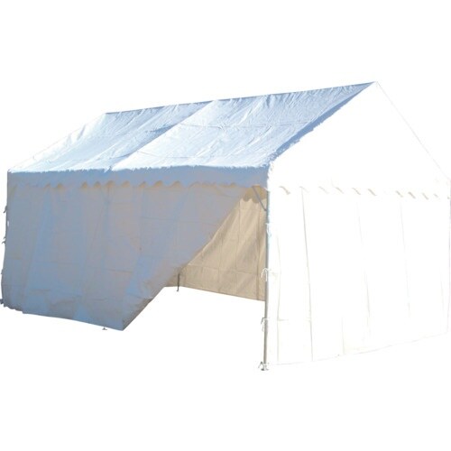 旭 防災用テント 2間X3間 四方幕付 白