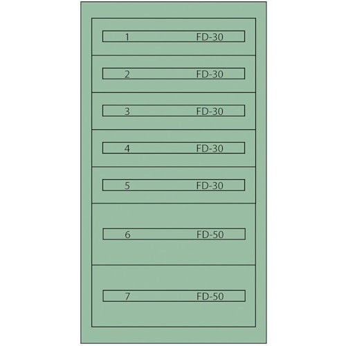 Vidmar ファインキャビネットFC−250H(