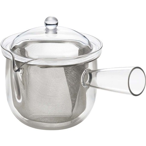 EBM クリア ティーポットL ステンレスメッシュ