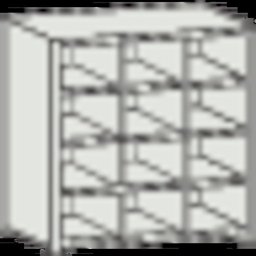 TRUSCO スチール製区分棚 KB型 コボレ止め