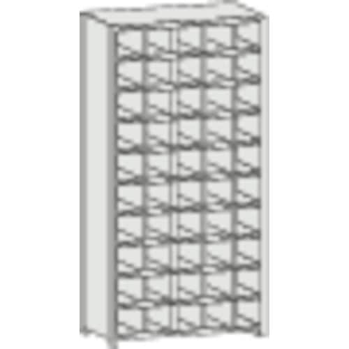 TRUSCO スチール製区分棚 KA型 コボレ止め