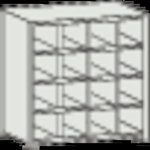 TRUSCO スチール製区分棚 KB型 コボレ止め