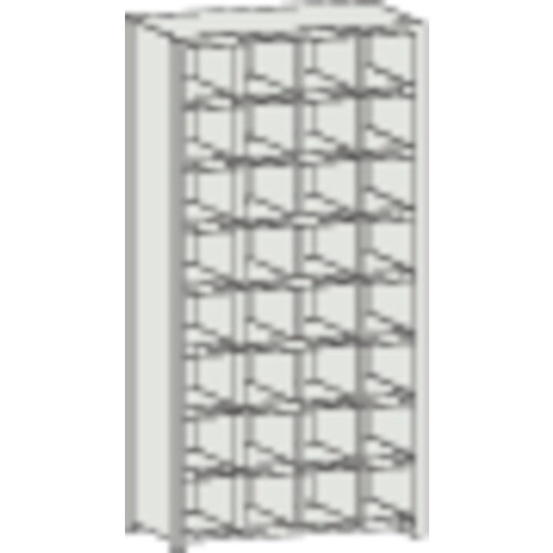 TRUSCO スチール製区分棚 KA型 コボレ止め