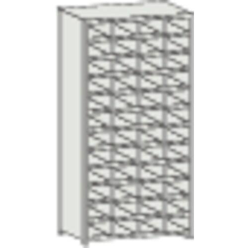 TRUSCO スチール製区分棚 KB型 コボレ止め