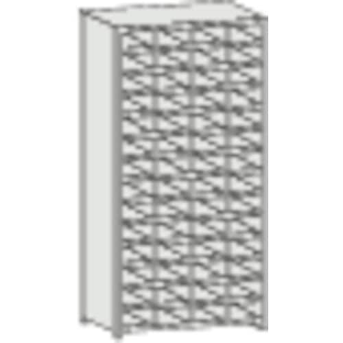 TRUSCO スチール製区分棚 KB型 コボレ止め