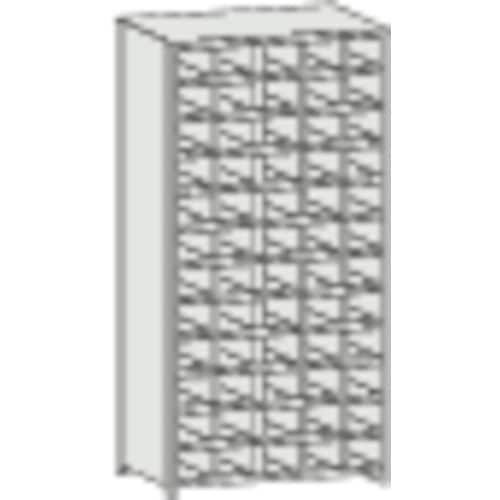 TRUSCO スチール製区分棚 KB型 コボレ止め