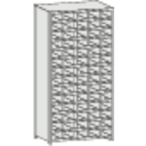 TRUSCO スチール製区分棚 KB型 コボレ止め