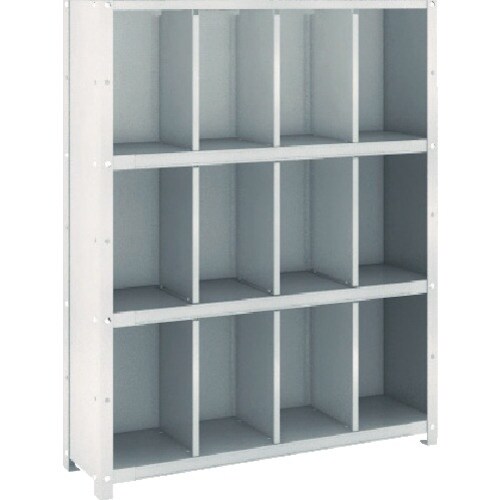 TRUSCO スチール製区分棚 KC型 コボレ止め