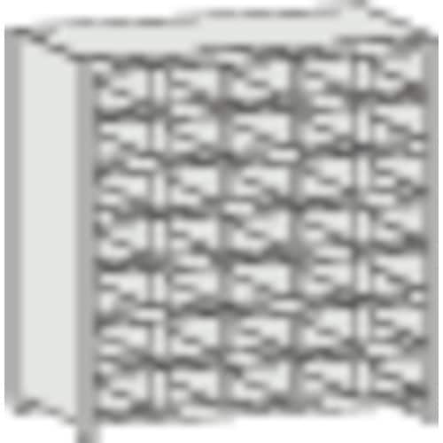 TRUSCO スチール製区分棚 KA型 コボレ止め