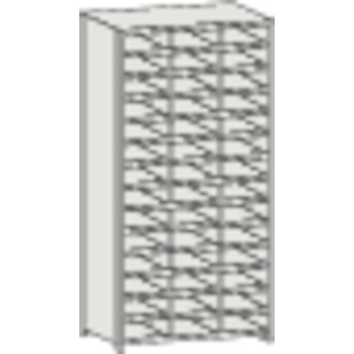 TRUSCO スチール製区分棚 KB型 コボレ止め