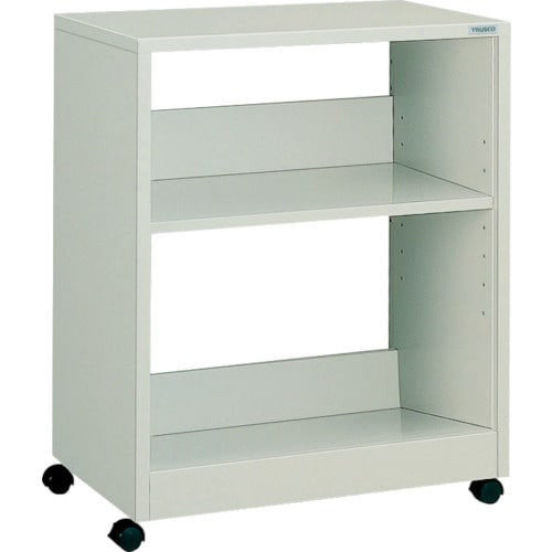 TRUSCO 収納ケース キャスター付 傾斜棚2段