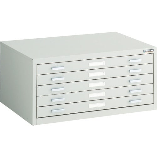 TRUSCO マップケース スチール A2X5段