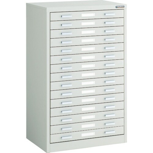 TRUSCO マップケース スチール A3X15段