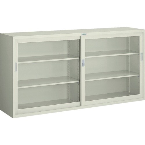 TRUSCO 耐薬品保管庫 ガラス引違型 1760