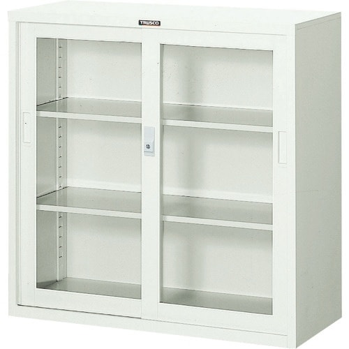 TRUSCO スタンダード書庫(D400) ガラス