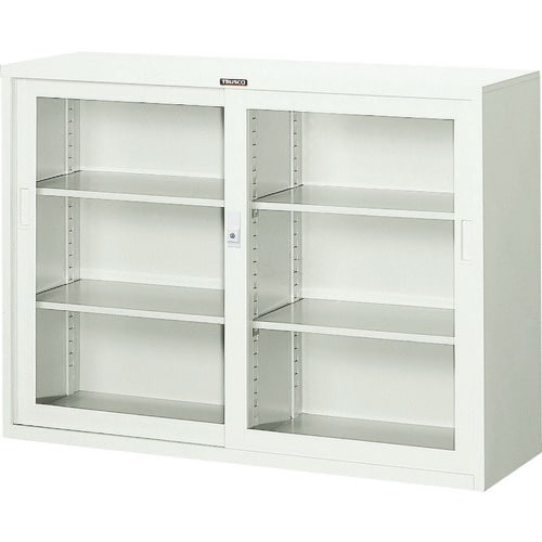 TRUSCO スタンダード書庫(D400) ガラス