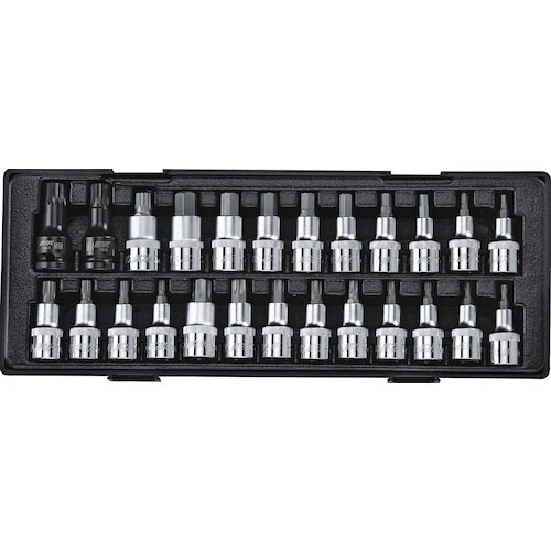 JTC 12.7mm 25PCS ソケットビットセ