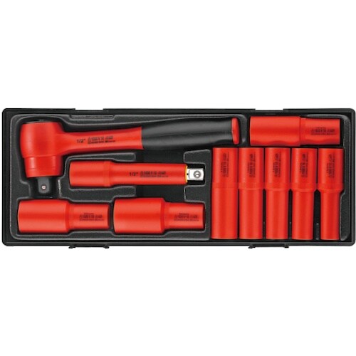 JTC 12.7mm 10PCS 絶縁ソケットセッ