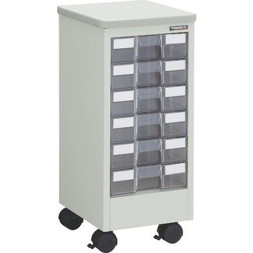 TRUSCO デスクサイドワゴン 天板・引出し(1