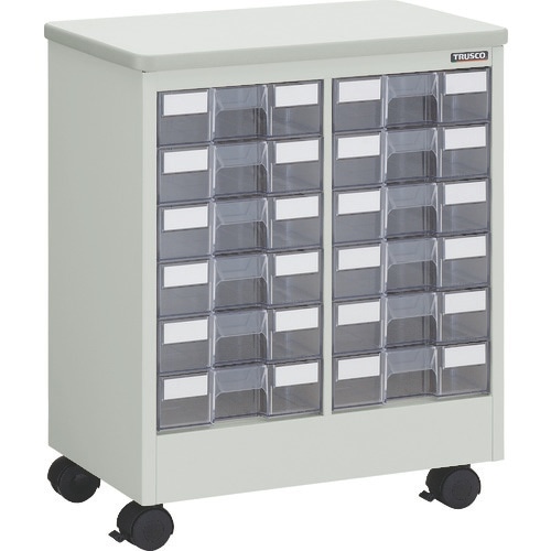 TRUSCO デスクサイドワゴン 天板・引出し(2