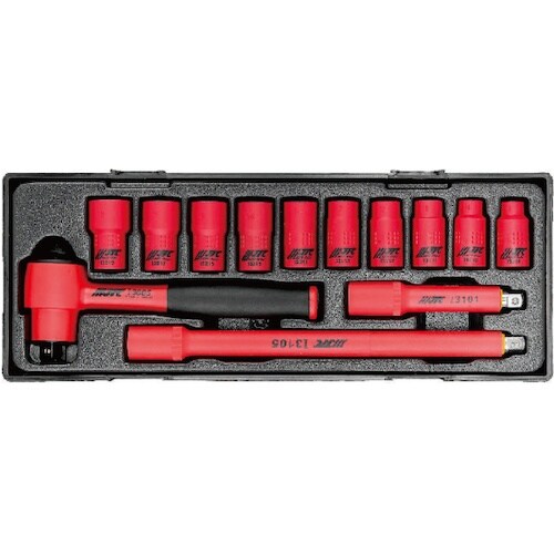JTC 9.5mm 13PCS 絶縁ソケットセット