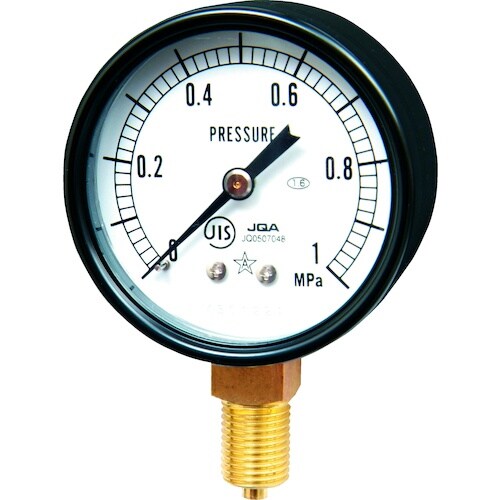 右下 一般蒸気用圧力計(成績書・トレーサビリティ体