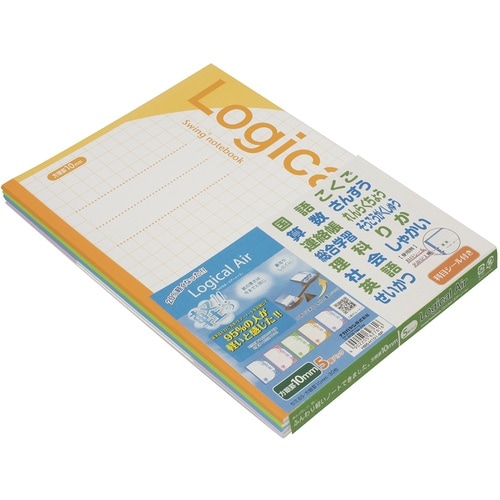 ナカバヤシ ロジカルエアー方眼10ミリB5 30枚